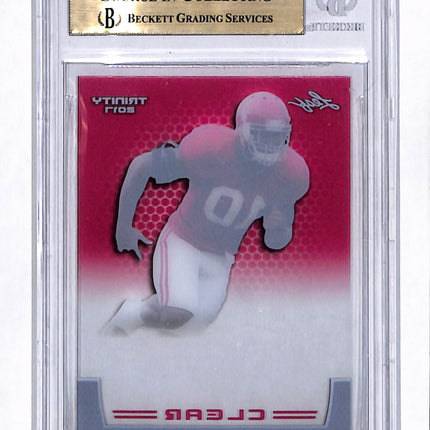 2017 Leaf Trinity Clear Reuben Foster Red 1/1 Pre-Production Proof