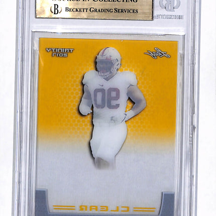 2017 Leaf Trinity Clear Solomon Thomas Gold 1/1 Pre-Production Proof