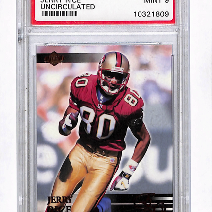 2000 Collector's Edge Graded Jerry Rice #130 Uncirculated PSA 9