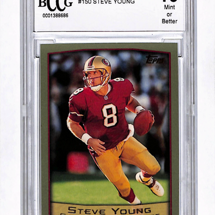 1999 Topps Steve Young #150 BCCG 10