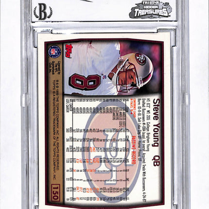 1999 Topps Steve Young #150 BCCG 10
