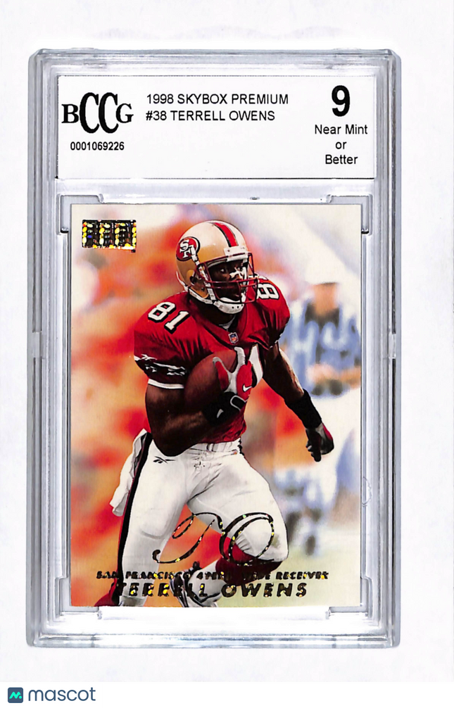 1998 SkyBox Premium Terrell Owens #38 BCCG 9