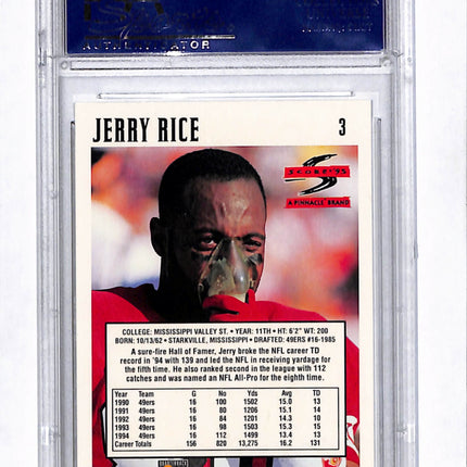 1995 Score Jerry Rice #3 PSA 9