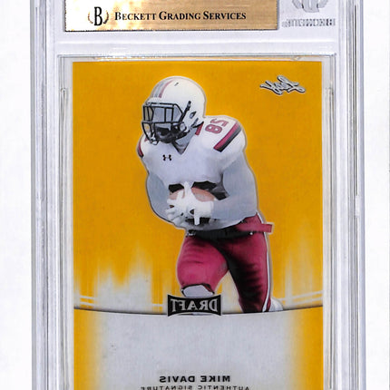 2015 Leaf Metal Draft Mike Davis Gold 1/1 Pre-Production Proof