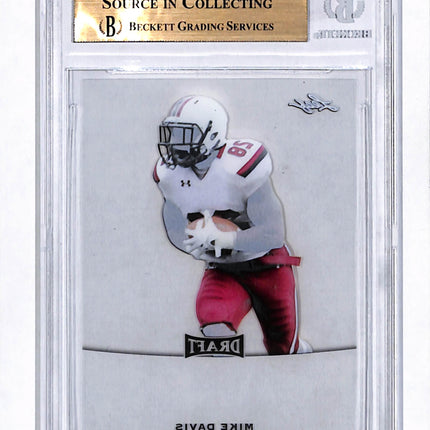 2015 Leaf Metal Draft Mike Davis Clear 1/1 Pre-Production Proof
