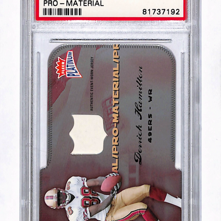 2004 Fleer Platinum Pro-Material Derrick Hamilton #PM-DH2 Proof Jersey