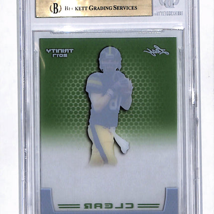 2017 Leaf Trinity Clear C.J. Beathard Green 1/1 Pre-Production Proof