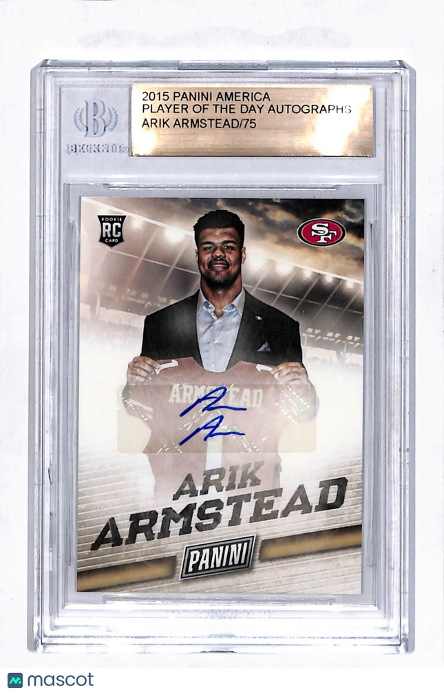 2015 Panini Player of the Day Arik Armstead #AA Auto /75