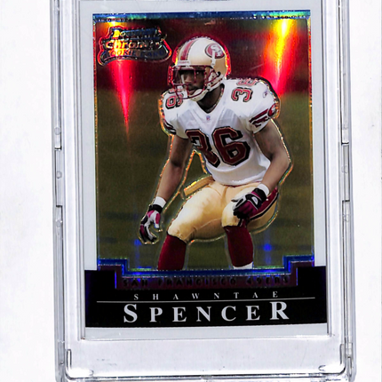 2004 Bowman Chrome Shawntae Spencer #176 White Refractor