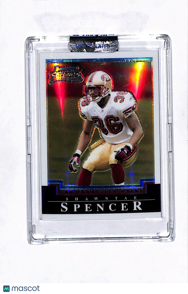2004 Bowman Chrome Shawntae Spencer #176 White Refractor