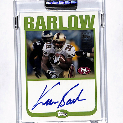2004 Topps Signature Edition Kevan Barlow #A-KB Auto