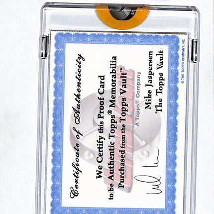 1978 Topps Cleveland Elam Proof Topps Vault Blank Back 1/1