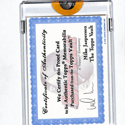 1978 Topps Cleveland Elam #435 Proof Topps Vault Blank Back 1/1