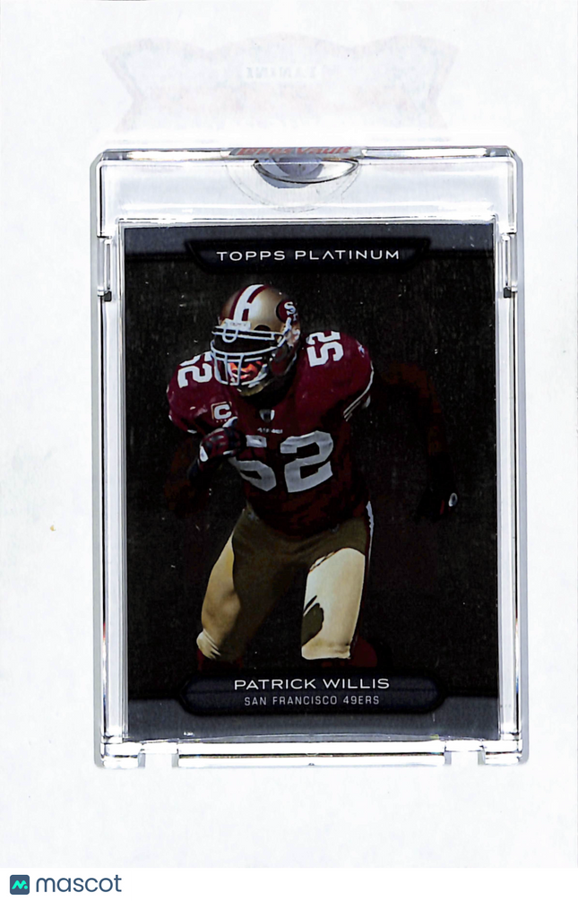2011 Topps Platinum Patrick Willis Topps Vault Blank Back 1/1