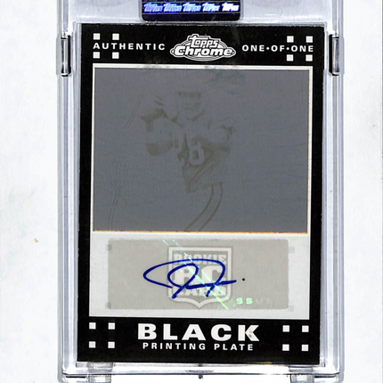 2022 Topps Chrome Jason Hill #TC216 Black Printing Plate Auto 1/1