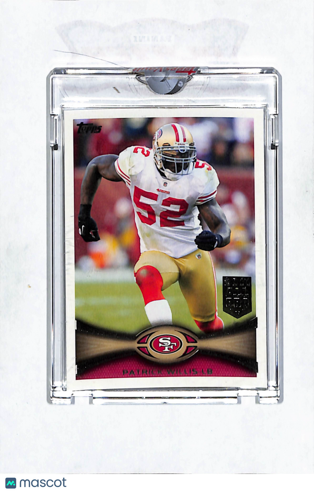 2008 Topps Patrick Willis #180 Topps Vault Blank Back 1/1