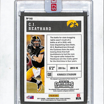 2017 Panini Contenders Draft Picks C.J. Beathard #140 Auto