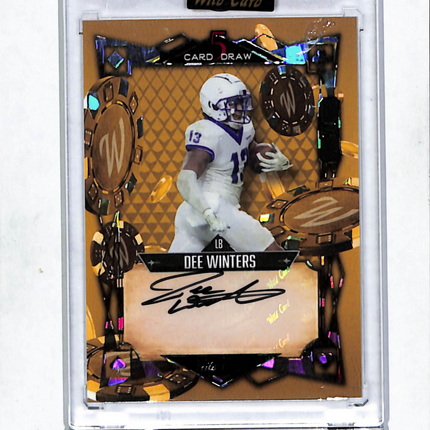 2023 Wild Card 5 Card Draw Dee Winters #5CDM-25 Auto 1/1
