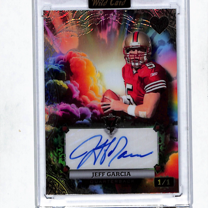 2024 Wild Card 7 Card Stud Jeff Garcia #AH7CE-JG 1/1 Auto