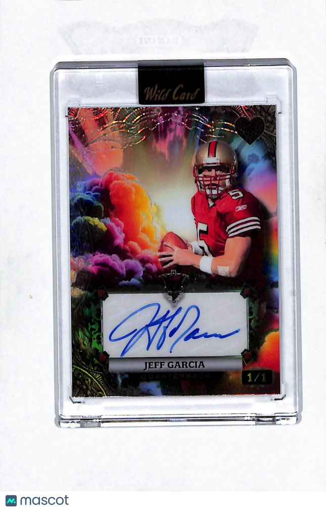 2024 Wild Card 7 Card Stud Jeff Garcia #AH7CE-JG 1/1 Auto