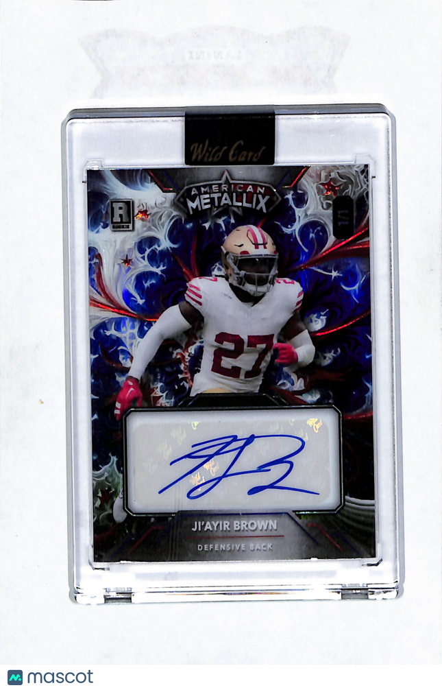 2023 Wild Card American Metallix Ji'Ayir Brown #WMF-JBA Auto 1/1