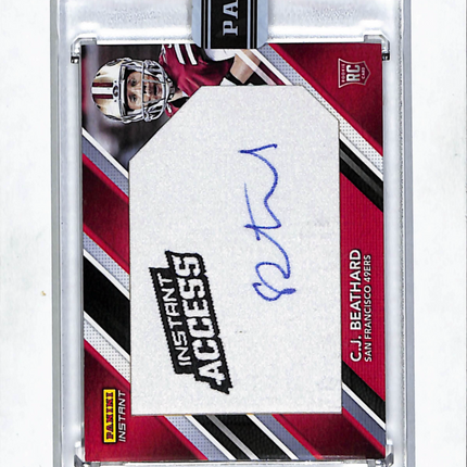 2017 Panini Instant Instant Access C.J. Beathard #IAP-7 RC Auto /10