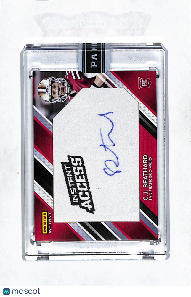 2017 Panini Instant Instant Access C.J. Beathard #IAP-7 RC Auto /10