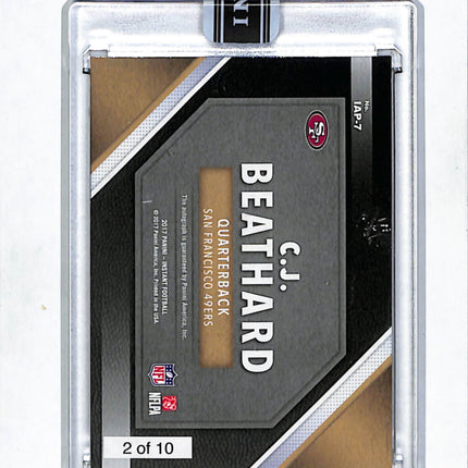 2017 Panini Instant Instant Access C.J. Beathard #IAP-7 RC Auto /10
