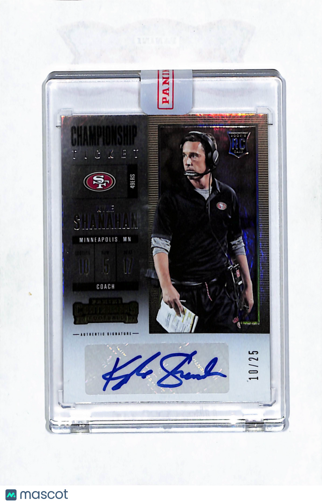 2017 Panini Contenders Championship Ticket Kyle Shanahan #300 RC 10/25 Auto