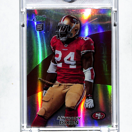 2010 eTopps Anthony Dixon #126 Refractor RC Topps Vault Blank Back 1/1