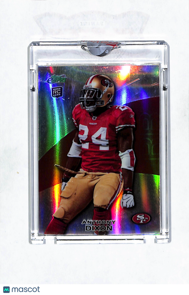 2010 eTopps Anthony Dixon #126 Refractor RC Topps Vault Blank Back 1/1