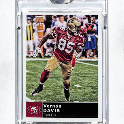 2009 Topps Magic Vernon Davis Blank Back 1/1