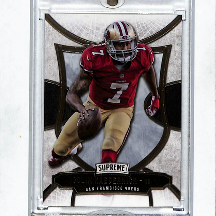 2013 Topps Supreme Colin Kaepernick Topps Vault Blank Back 1/1