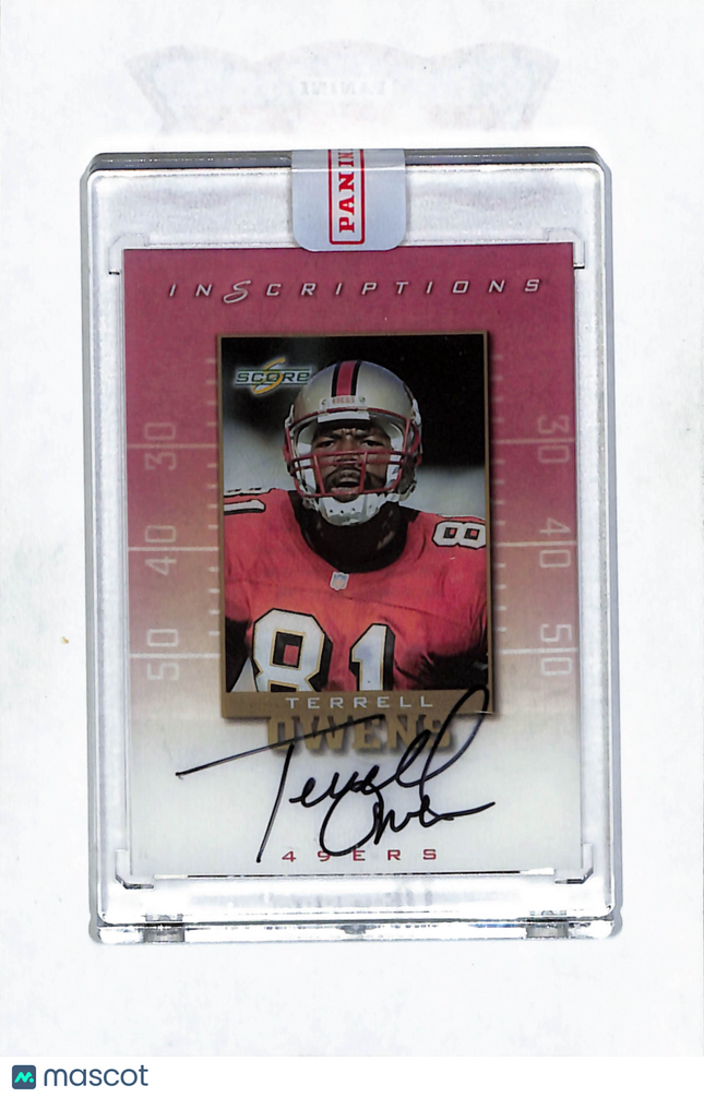 1999 Score Inscriptions Terrell Owens #TO-81 Auto