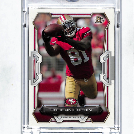 2014 Bowman Anquan Boldin #10 Topps Vault Blank Back 1/1