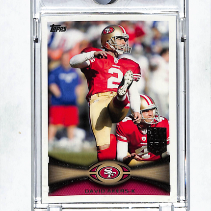 2012 Topps David Akers #245 Topps Vault Blank Back 1/1
