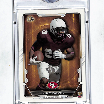 2015 Bowman Mike Davis RC Topps Vault Blank Back 1/1