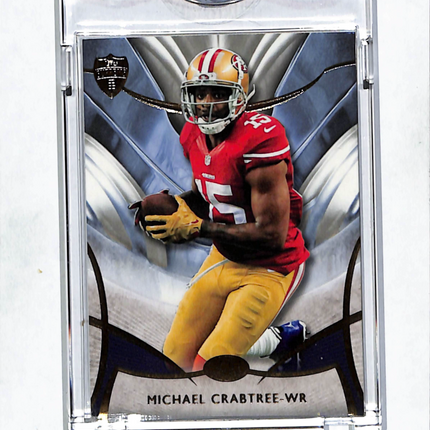 2012 Topps Triple Threads Michael Crabtree Blank Back Topps Vault 1/1 Blank Back