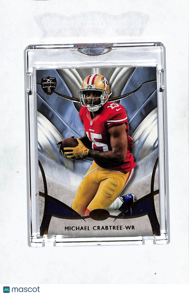 2012 Topps Triple Threads Michael Crabtree Blank Back Topps Vault 1/1 Blank Back