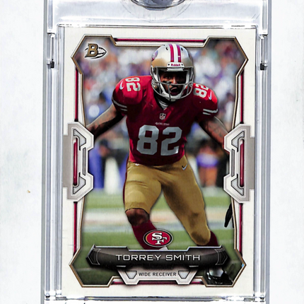 2015 Bowman Torrey Smith Topps Vault Blank Back 1/1