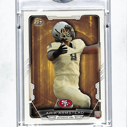 2015 Bowman Arik Armstead Topps Vault Blank Back 1/1