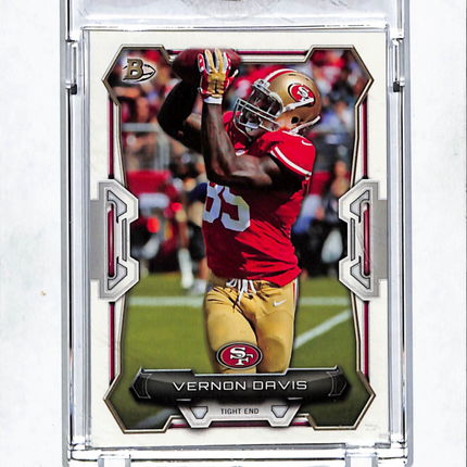 2013 Bowman Vernon Davis Topps Vault 1/1 Blank Back 1/1