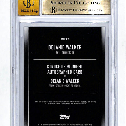 2024 Topps Stroke of Midnight Daybreak Delanie Walker #SMA-DW BGS 9.5 Auto 10 /5