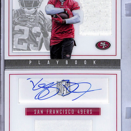 2015 Panini Playbook Reggie Bush #BK-RB Jersey Patch Auto /25