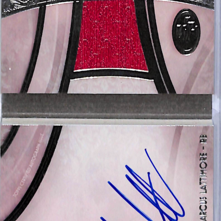 2013 Topps Five Star Marcus Lattimore #FSFA4-ML Book Card 4-Piece Relic Auto
