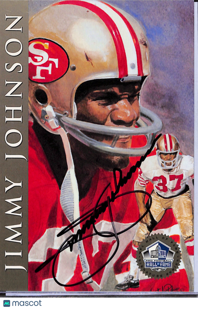 1998 H.O.F. Cards Pro Football Hall of Fame Jimmy Johnson #2220 Auto