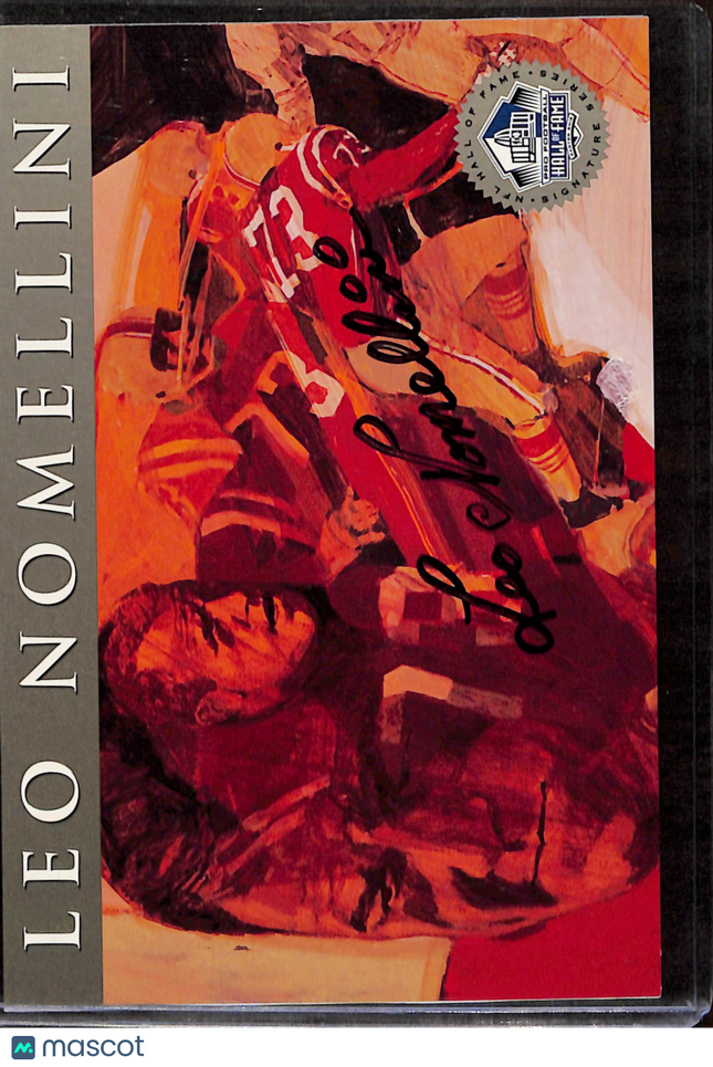 1998 H.O.F. Pro Football Hall of Fame Signature Series Leo Nomellini #2220 Auto