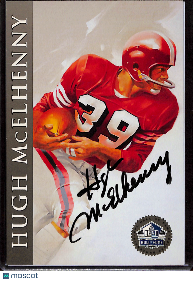 1998 H.O.F. Cards Pro Football Hall of Fame Hugh McElhenny #2220 Auto