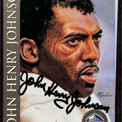 1998 H.O.F. Cards John Henry Johnson #2225 Auto