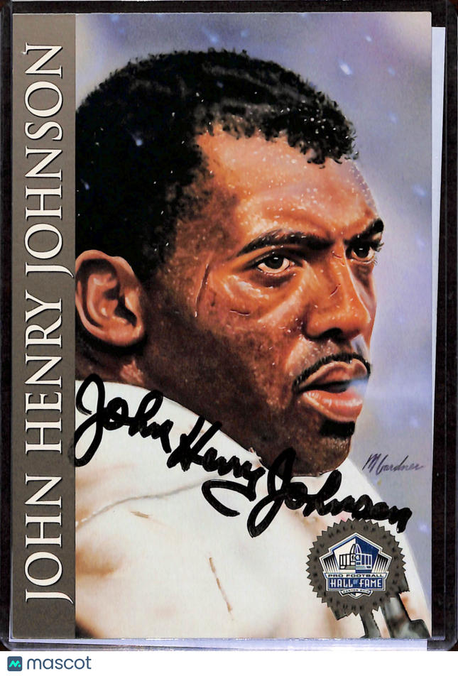 1998 H.O.F. Cards John Henry Johnson #2225 Auto